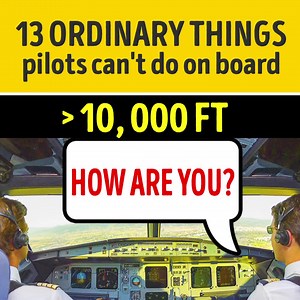 1.1M views · 5.6K reactions | 13 ordinary things pilots can't do on board Download our app https://bit.ly/3kHk4ol | Bright Side | Facebook