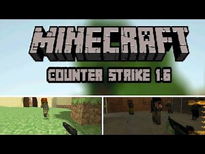 Minecraft mod in Counter strike 1.6 edition - gameplay