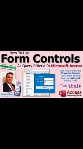 How to Use Form Controls as Query Criteria in Microsoft Access - Search Form