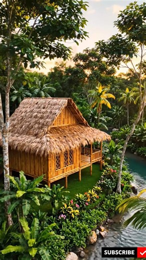 Amazing Bamboo House Construction in Forest | Bamboo House Build From Start to Finish