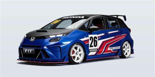 New Honda Fit Race Car Looks Ready to Compete Right Out of the Packaging