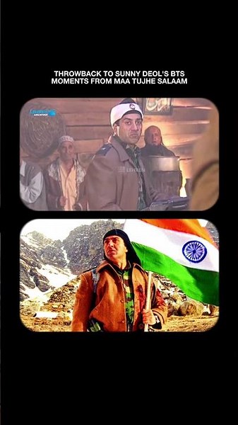 A throwback to Sunny Deol's iconic Maa Tujhe Salaam days. ❤️🎬