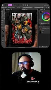 Técnica Halftone que faz diferença em camisas pretas #affinity #tutorial