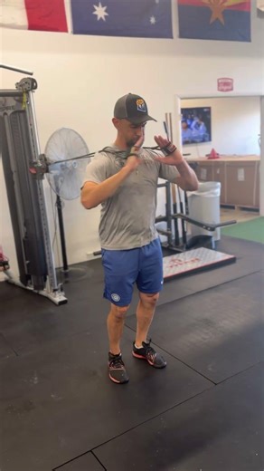 J-Band chest press #exercise #shoulder