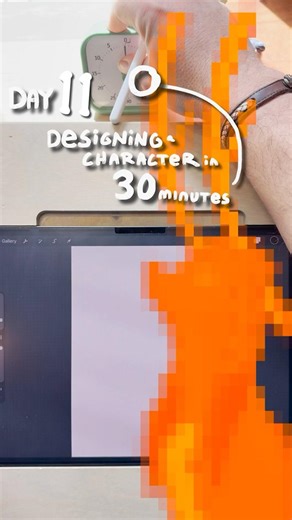 Day 11 of Designing a Character Everyday in 30 Minutes