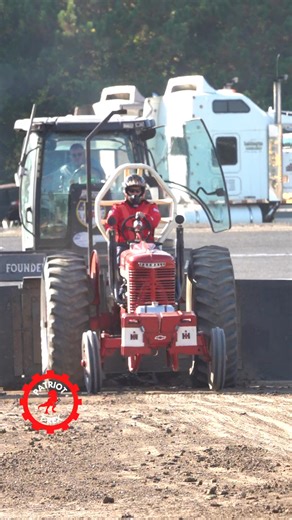 V8 Modified Tractors Pulling at Berlin County Fall Sled Pull #fyp #pulling #v8 #farmall | Patriot T-Rex