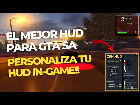 Nuevo HUD editable IN-GAME GTA San Andreas y SAMP increíble mod de HUD 2023 #samp #gtaonline