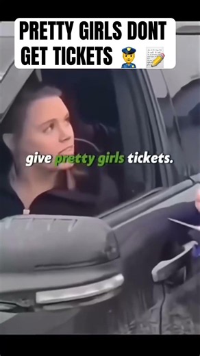PRETTY GIRLS DONT GET TICKETS 👮‍♂️ 📝 #reaction #cops