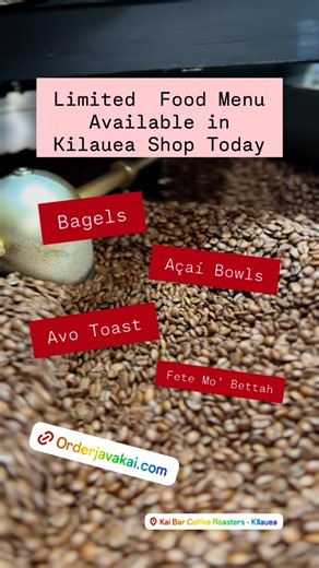 Sorry, gang! We’re running a limited breakfast menu this morning in Kilauea! Still have tons of pastries, espresso drinks, foamy nitro, and smoothies. And of course, all other shops are running full menus! | Java Kai Old Kapaa Town | Facebook