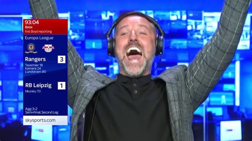 Rangers 3-1 RB Leipzig (agg 3-2): John Lundstram strike sends Rangers into Europa League final