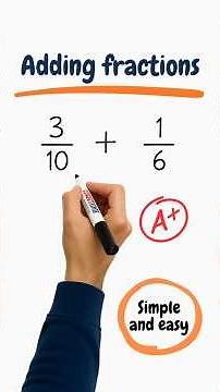 How to add fractions with unlike denominators 🔥