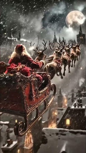 Santa's Magical Sleigh Ride Caught on Camera!