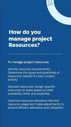 How do you manage project resources?