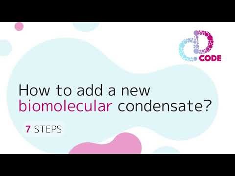 How to add a new biomolecular condensate to CD-CODE?