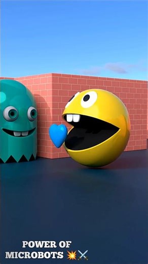 Pacman vs Ghost – Unexpected Ending#satisfying#games
