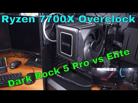 Dark Rock 5 Pro vs Dark Rock Elite - Ryzen 7700X