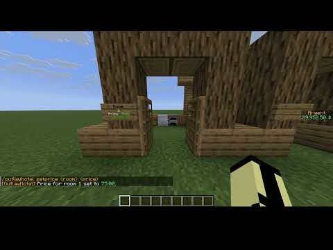 Minecraft Plugin - Rental Room - Outlaw Hotel