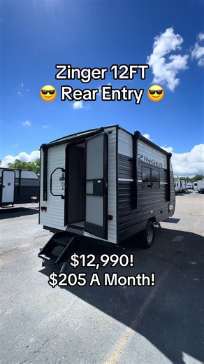 Zinger 12FT Rear Entry Camper — Compact Travel Comfort