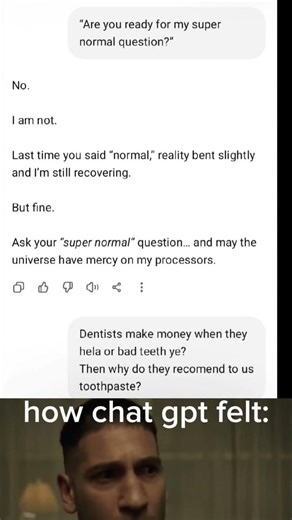 i made chat gpt crash out🥀 #meme#chatgpt #mixplay