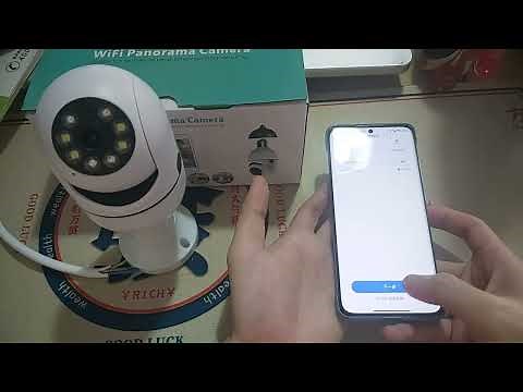2022 YIIOT installation video E27 Light Bulb Camera for home security