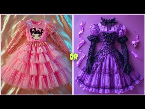 Hello Kitty vs Kuromi Sanrio Outfits | Cute Girl vs Dark Aesthetic