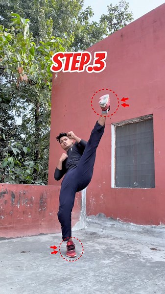 Question Mark Kick Tutorial | Step-by-Step Martial Arts Training🔥 #QuestionMarkKick#selfdifence