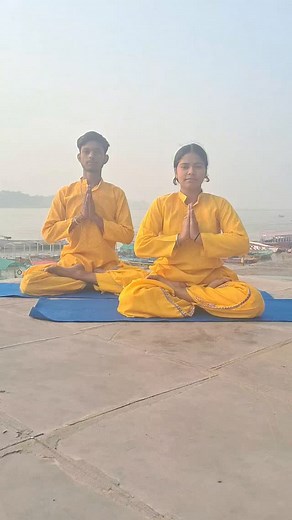 104 reactions | Welcome to Varanasi Yoga School Two students from my...