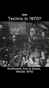We all know that techno was invented in Detroit in the mid to late 80s, right? Well, sort of. Because this footage - the earliest surviving film of Düsseldorf's gamechanging electronic pioneers - appears to show them laying down some rather banging four to the floor techno during an improvised set at German festival Rockpalast way back in 1970. Check the rather saucer eyed audience having their minds utterly blown too! Kraftwerk | Juno Records