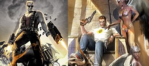 Duke Nukem and Serious Sam in a game together for the first time