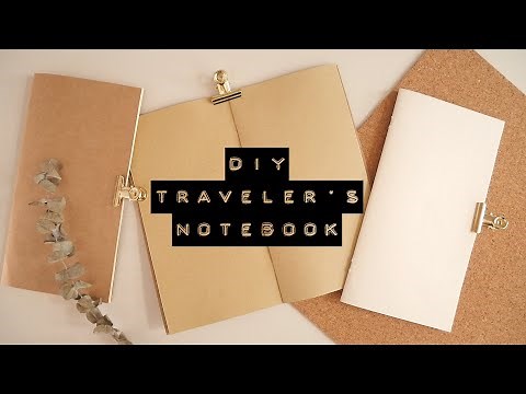 DIY Dot Grid Notebooks (Traveler's Notebook Style, No Sew) | Free Templates