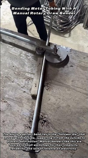 Bending Metal Tubing With A Manual Rotary Draw Bender