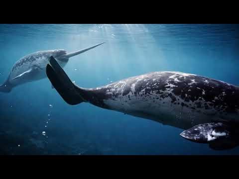 🐋 Arctic Narwhal Ambience | Deep Ocean Calm & Underwater Sounds for Sleep (8 Minutes)