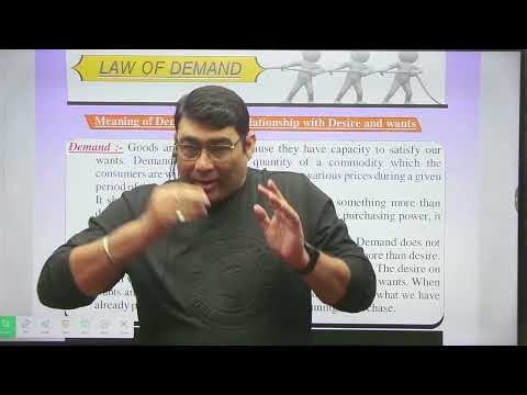 Best Commerce Coaching in Ranchi | Class 11 Economics: Law of Demand | Samir Sir |Chartered Commerce