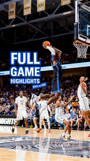 BYU Men's Basketball | BYU vs UCF || FULL GAME HIGHLIGHTS | Instagram