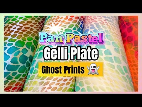 I Forgot How AMAZING Pan Pastels Are for Gelli Printing!