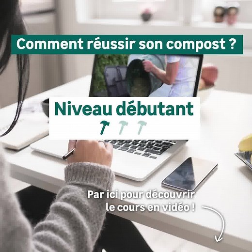 Le compost, c’est facile quand on connaît les bonnes pratiques. 👌🏻 Voici un cours vidéo pour tout savoir sur le compost en 4 minutes ! | LEROY MERLIN