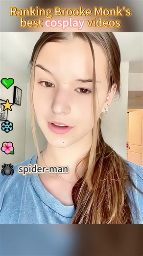 Ranking Brooke Monk's best cosplay videos#cosplay #Brookemonk