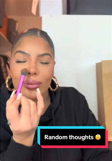 Who else gets random thoughts when getting ready 🙃 #fyp #getteadywithme #thinkingoutloud #fypシ゚viral🖤tiktok