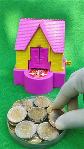 🪙 Mini Dog House Bank ▶️ Amazing Coin Trick 🎁 (JV-3142)#toys #shorts