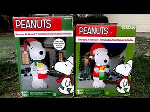 Unboxing/Inflation/Review: The Peanuts 10' Airblown Inflatable Snoopys!