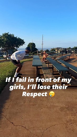 Daddy gotta show the girls he still got it👴🏾😁💪🏾! Don’t try this home without supervision parents🤣! . . . #dad #stillgotit #training #motivation #workout | Kika Craig