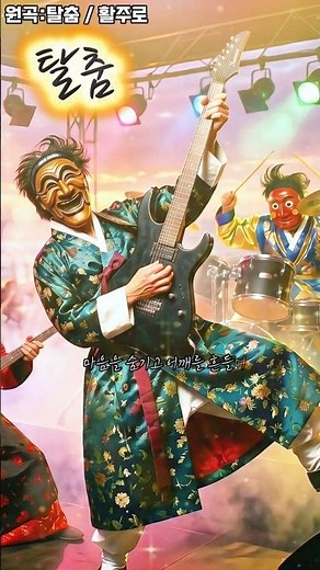 Songgolmae - Mask Dance #Shorts #AICover #MusicCover #Oldies #7080 #Dance #Remix #GroupSound