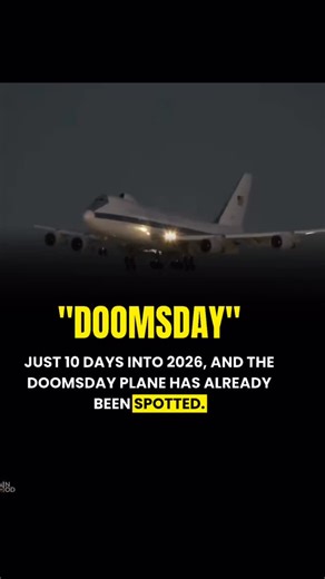 BrainChod on Instagram: "Doomsday Plane spotted for the first time in its 51-year flying history The Boeing 747 E-4B Nightwatch, commonly known as the Doomsday Plane, was recently spotted at a civilian airport, marking an extremely rare public appearance. The aircraft is designed to protect the U.S. President and top leadership during a nucl**r emergency and functions as a flying command and control center. While the sighting has sparked widespread discussion online, no official statement has li