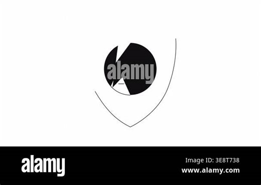 Animated shield symbol with abstract design. Ideal for logos, branding, and creative projects needing a unique visual element.