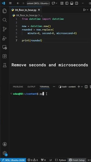 #53 Python Datetime Tip – Floor Time to Hour