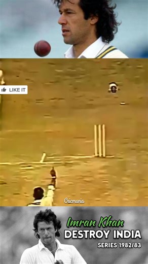 Imran Khan Destroyed India in 1982 | Cricmania #imrankhan #imrankhanbowling #cricket #testcricket #pakistancricket #pakistancricketteam #pcb #pakvsind #indvspak #crickethighlights #crickethistory #cricketshorts #cricketstats #viral #viralcricket #viralvideo #viralshorts #trending #trendingcricket #trendingshorts #shorts #everyone #foryou #cricmania #fypage #fypviral #fyp | Cricmania