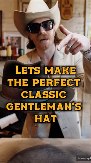 27K views · 4.7K reactions | Watch me make the perfect gentleman’s fedora! There’s a hat for everybody. If you’re not a cowboy hat guy, maybe you’re fedora guy . Either way, let’s bring wearing hats back! Back in the day if you looked at a photo, every single man was wearing a hat and it just looked classy! Stay wild! | Wild Hats | Facebook