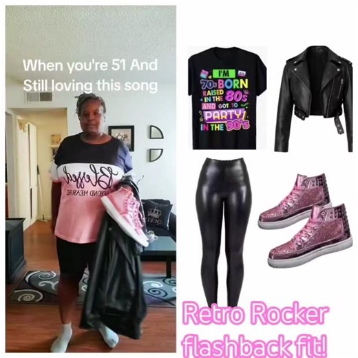 Retro Rocker Flashback Fit!