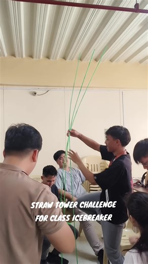 Straw Tower Building Challenge: Fun Icebreaker Activity