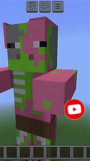 I make a Zombie Pigman statue in minecraft